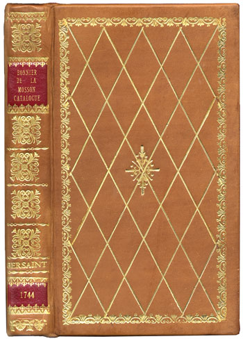 Gersaint’s <i>Catalogue Raisonne d’une Collection Bonnier de la Mosson</i> (1744)