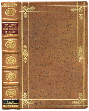 Dubuisson’s <i>Catalogue de la Collection Minéralogique</i> (1830)