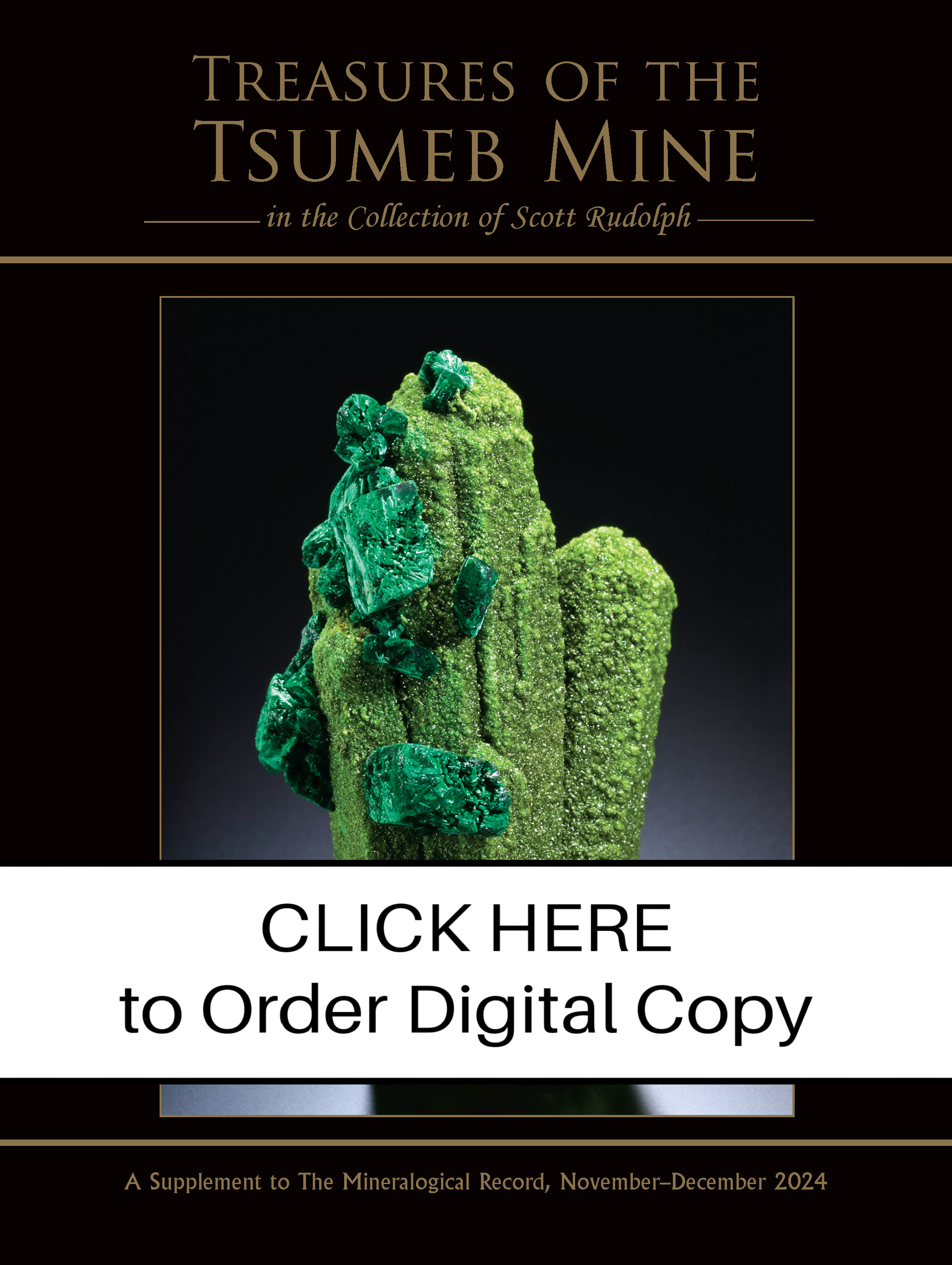 DIGITAL Treasures of the Tsumeb Mine, Scott Rudolph Col, Vol 55 no 6.12, sup to Nov-Dec 2024